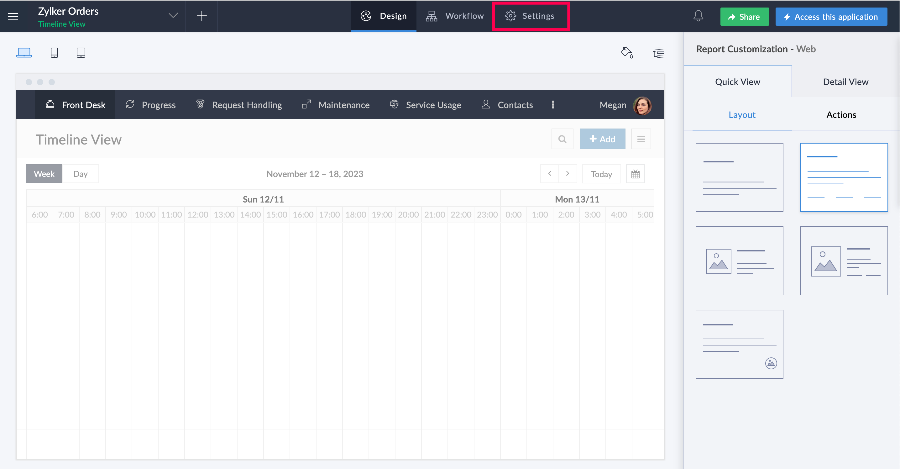 best client portal -zoho