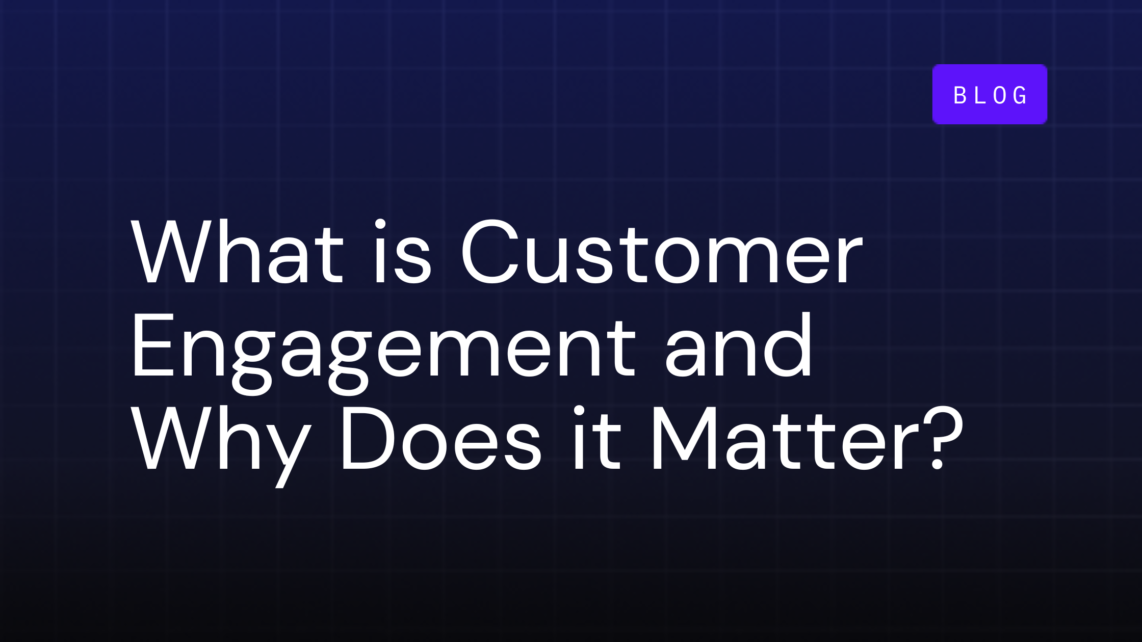 what is customer engagement?